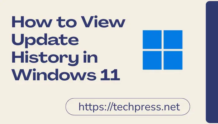 How to View Update History in Windows 11