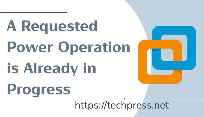 A Requested Power Operation is Already in Progress