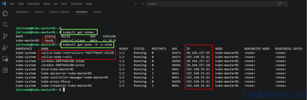 Confirm CNI Plugin working fine