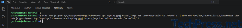 Add the Kubernetes v1.36 repo